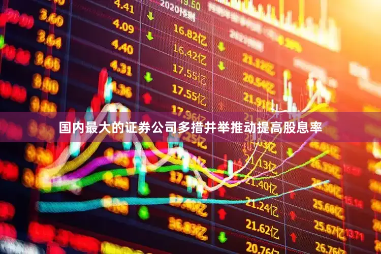 国内最大的证券公司多措并举推动提高股息率